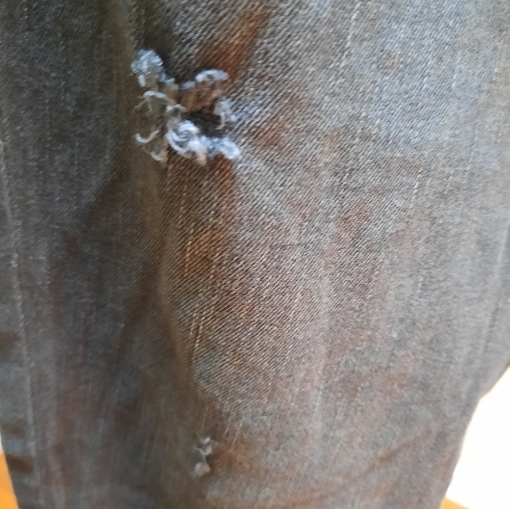 Hudson Natalie Black Distressed Denim Jeans Size 30 New - Picture 9 of 11